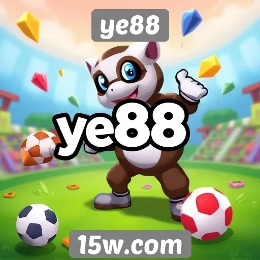Variedade de jogos disponíveis no ye88